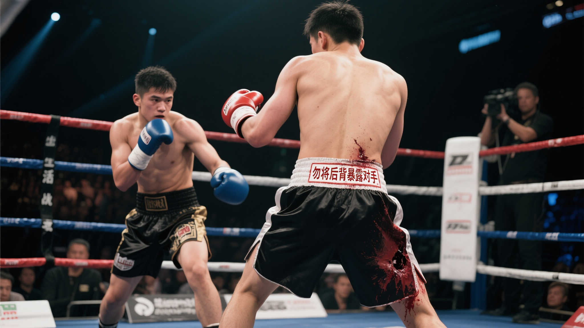 拳台策略提醒：切勿将后背留给对手